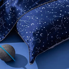 Zodiac Soft Silk Pillowcase & Eye Mask Set
