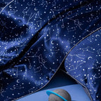 Zodiac Soft Silk Pillowcase & Eye Mask Set