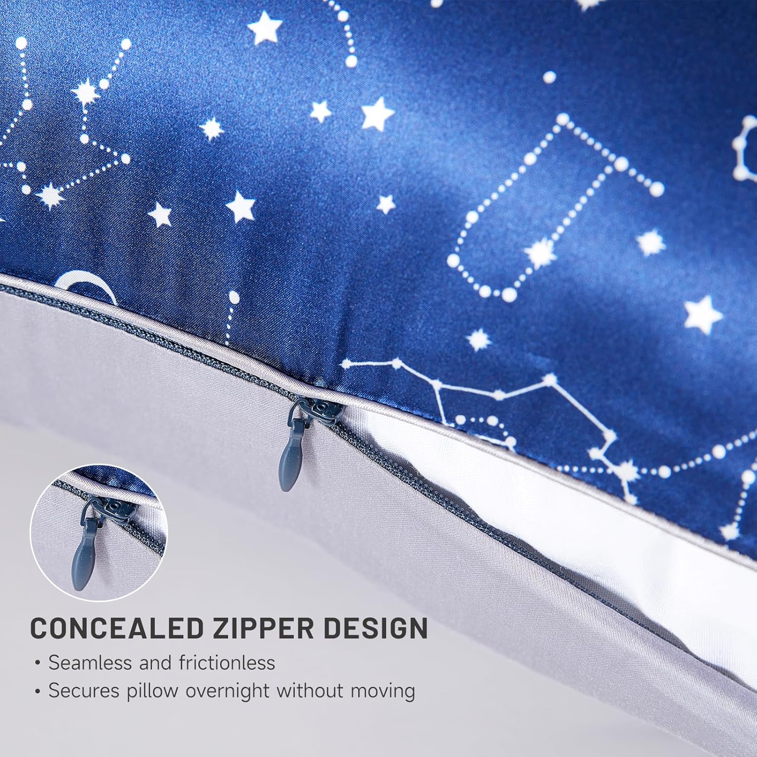 Zodiac Soft Silk Pillowcase & Eye Mask Set