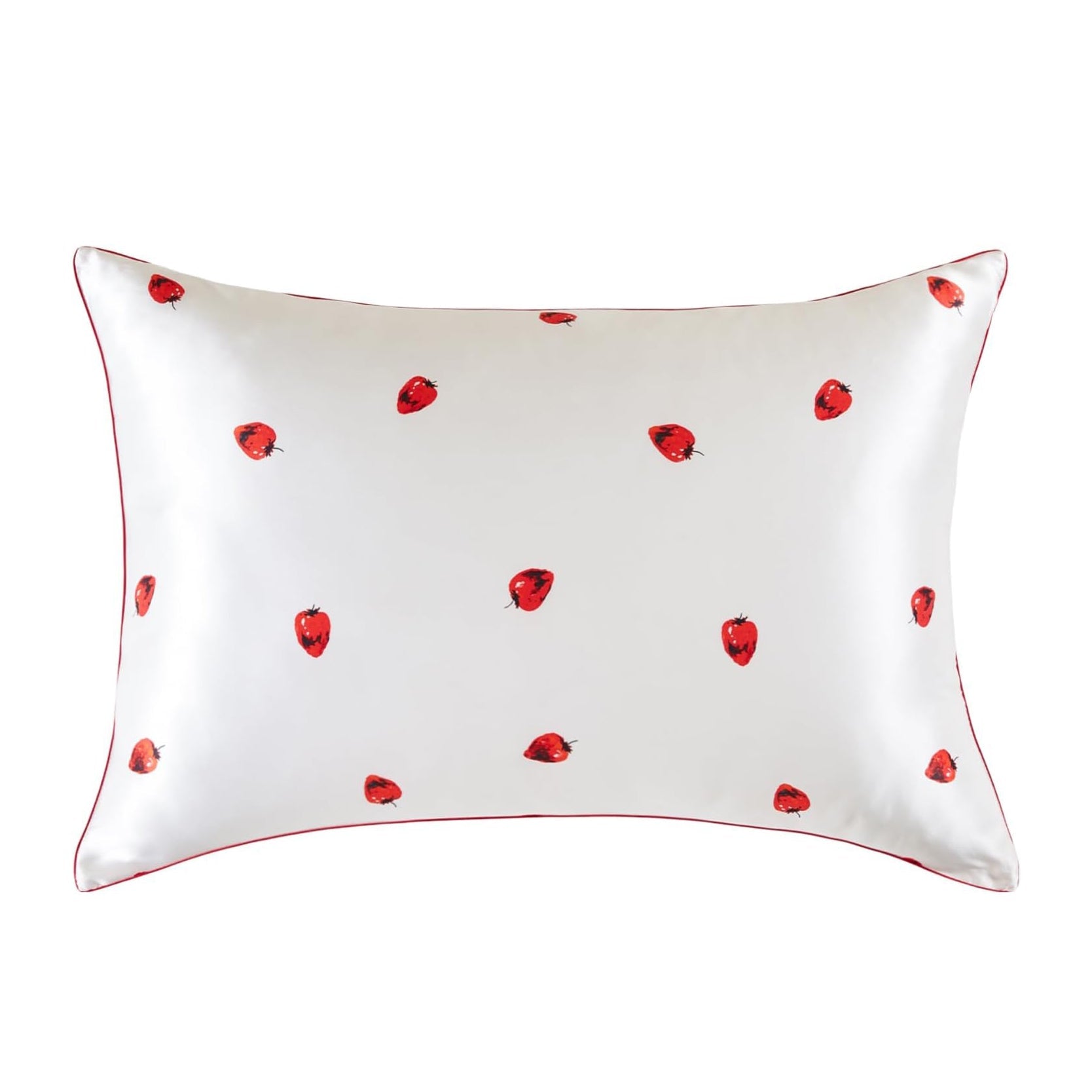 Strawberry Soft Silk Pillowcase & Eye Mask Set