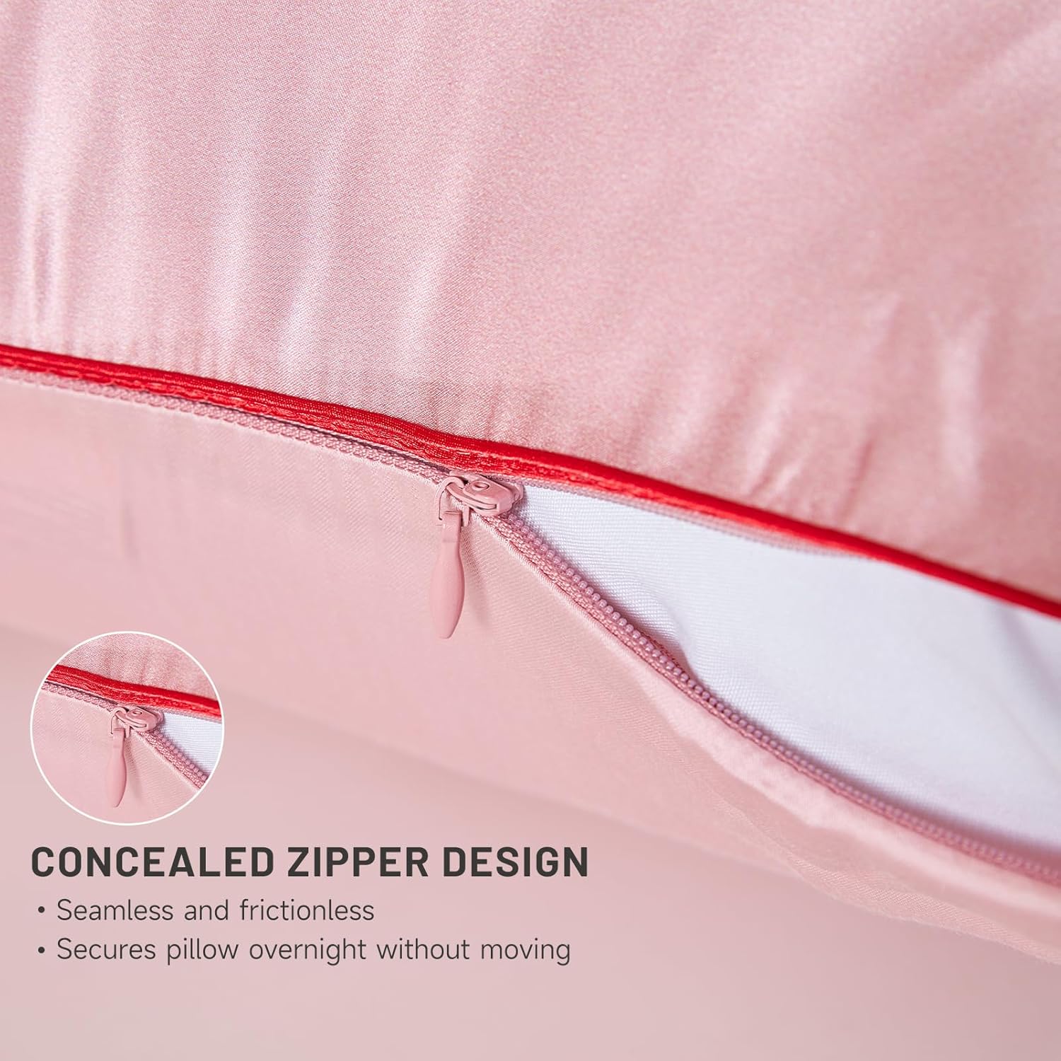 Strawberry Soft Silk Pillowcase & Eye Mask Set