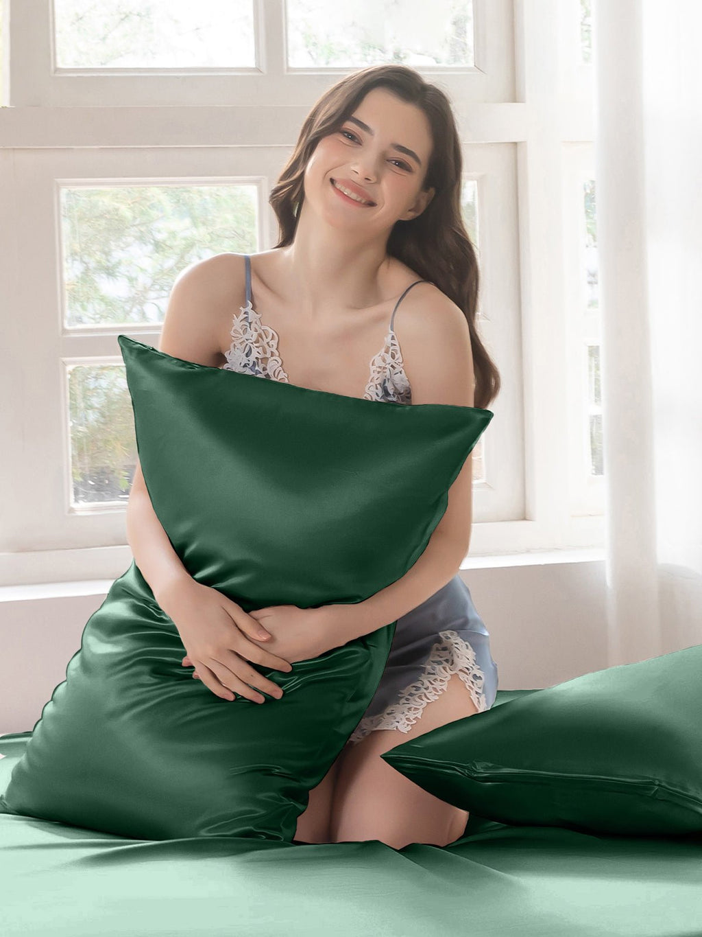 Premium Silk Pillowcase with Hidden Zipper
