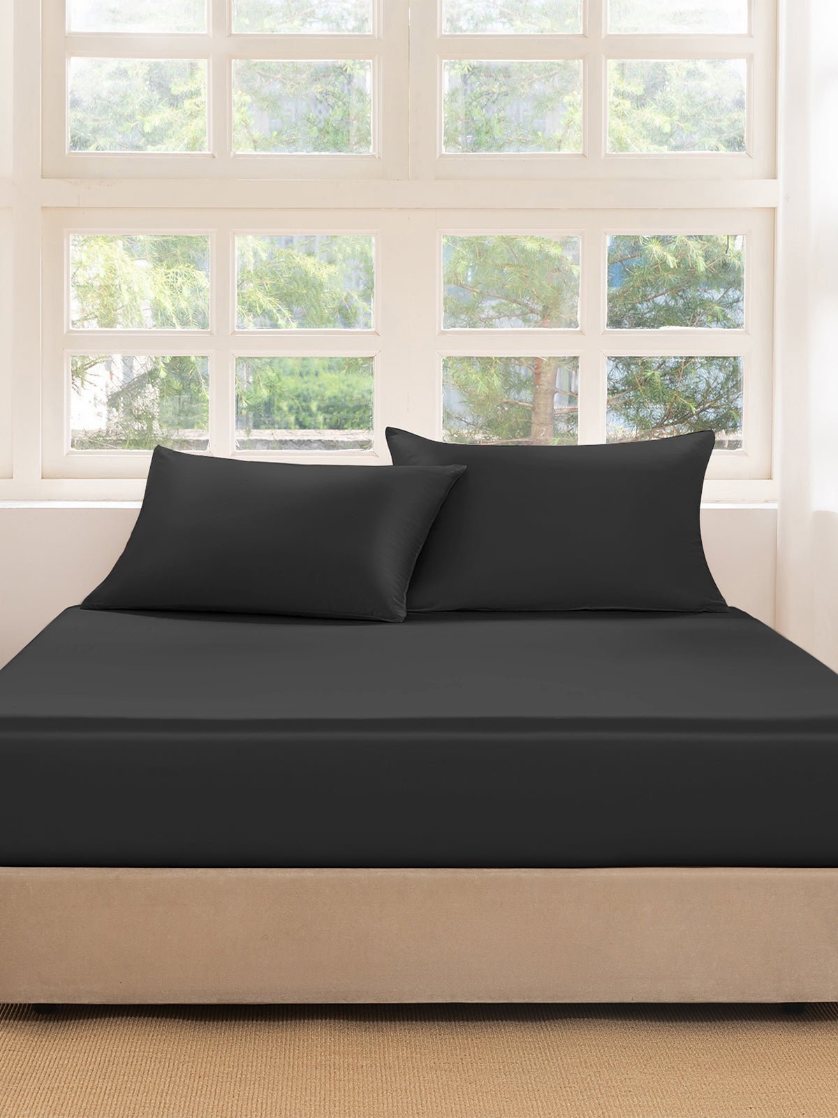 Premium Silk Fitted Sheet Set