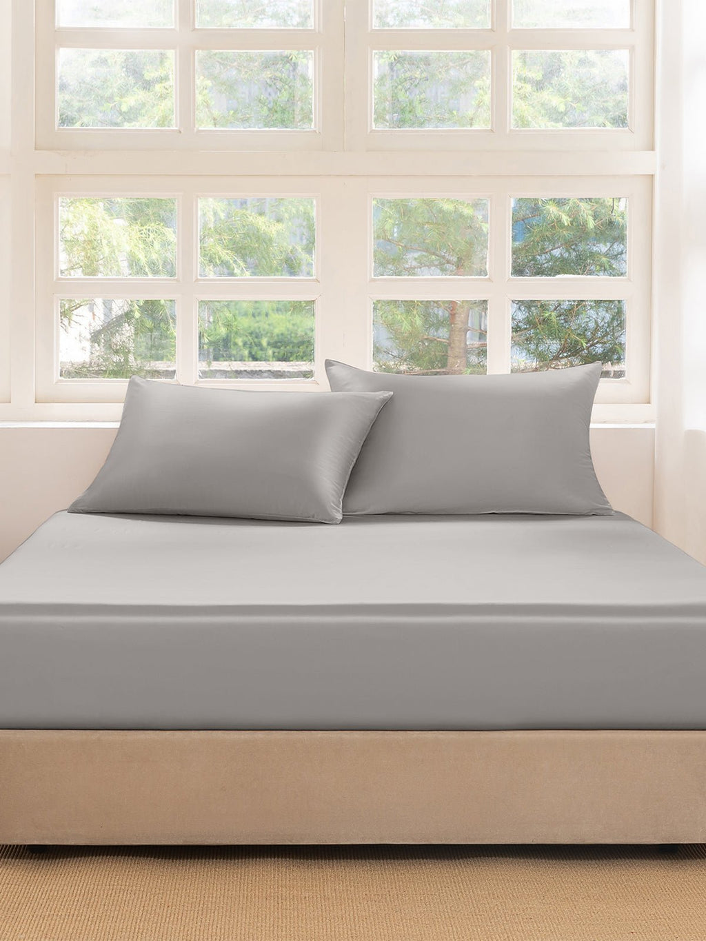 Premium Silk Fitted Sheet Set