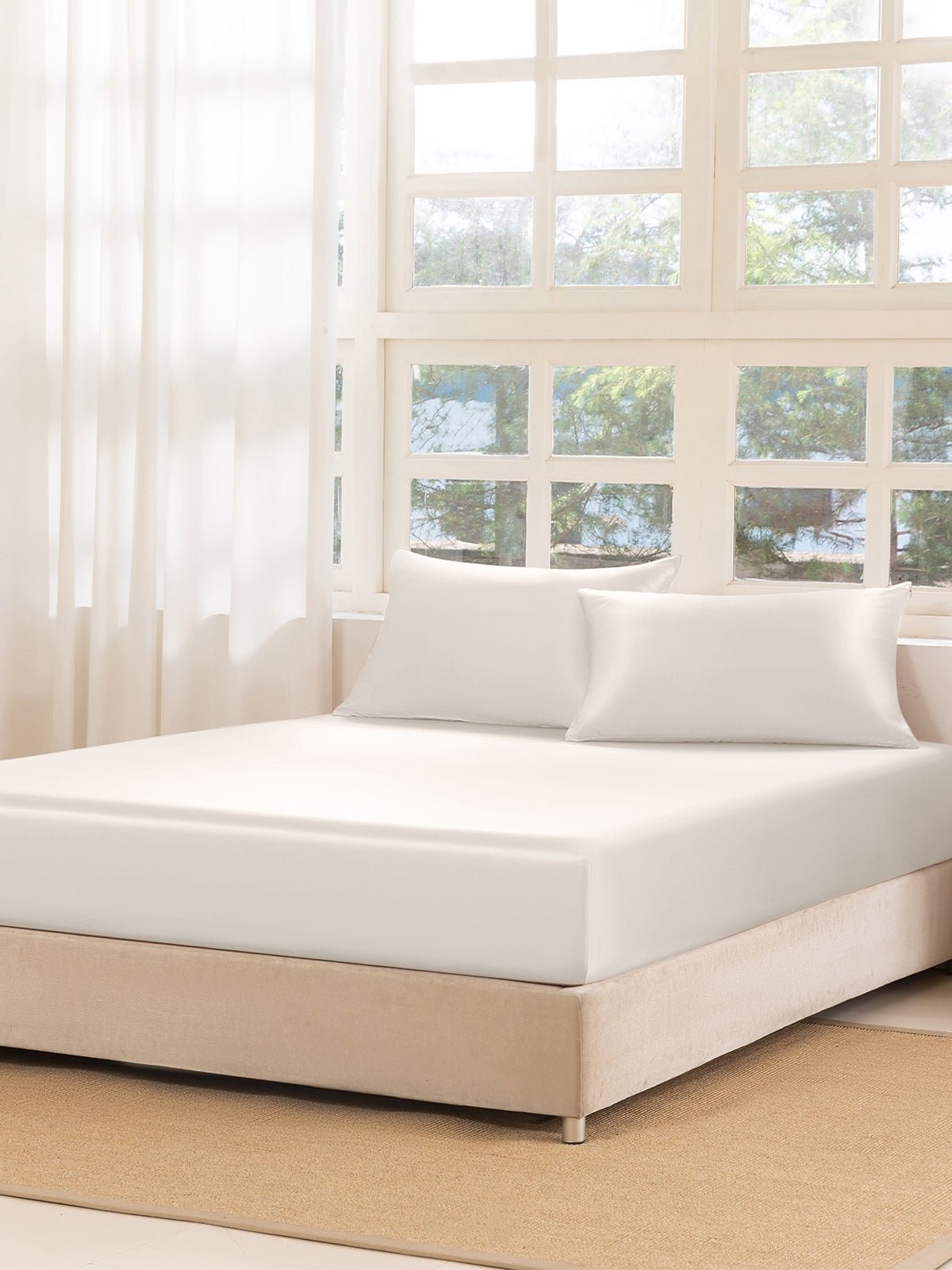Premium Silk Fitted Sheet Set