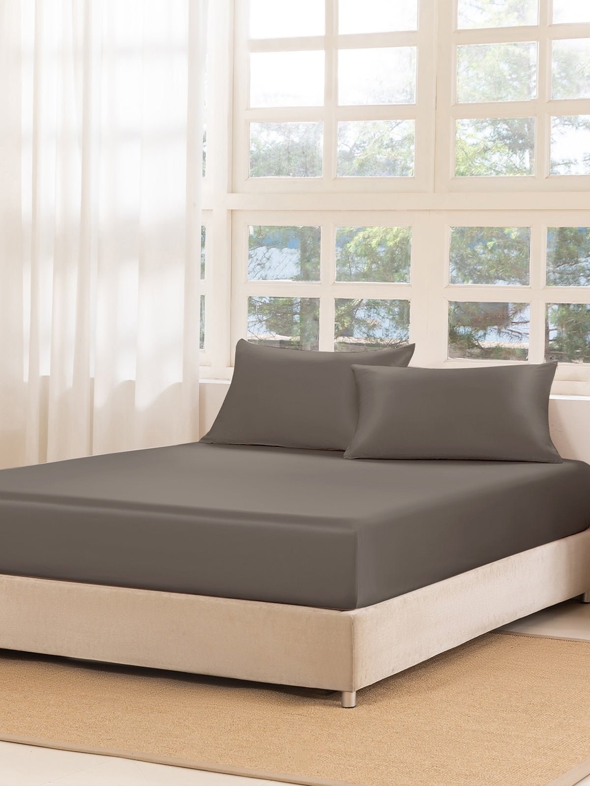 Premium Silk Fitted Sheet Set