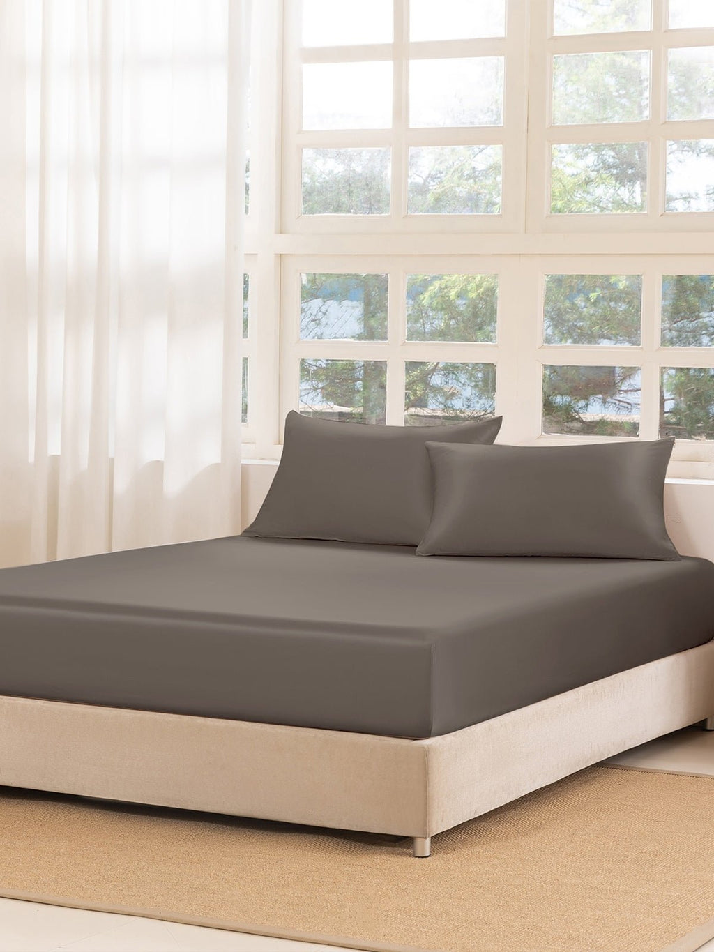 Premium Silk Fitted Sheet Set