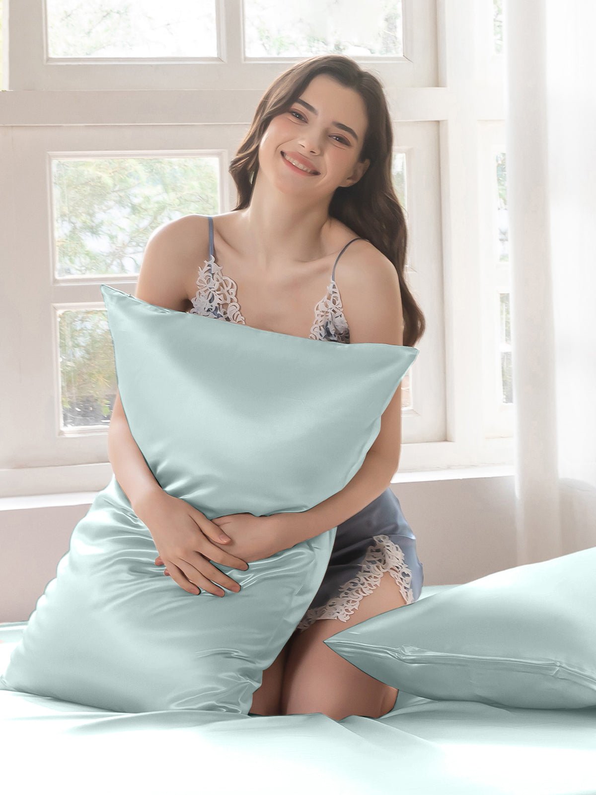 Premium Silk Pillowcase with Hidden Zipper