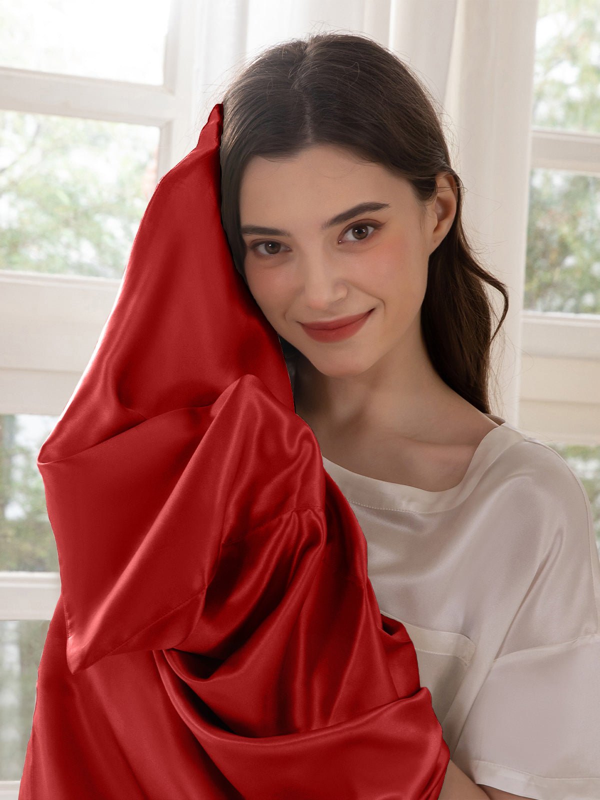 Premium Silk Pillowcase with Hidden Zipper