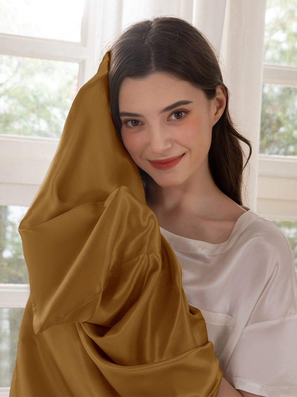 Premium Silk Pillowcase with Hidden Zipper