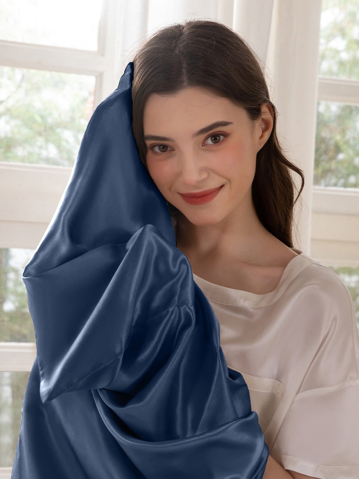 Premium Silk Pillowcase with Hidden Zipper