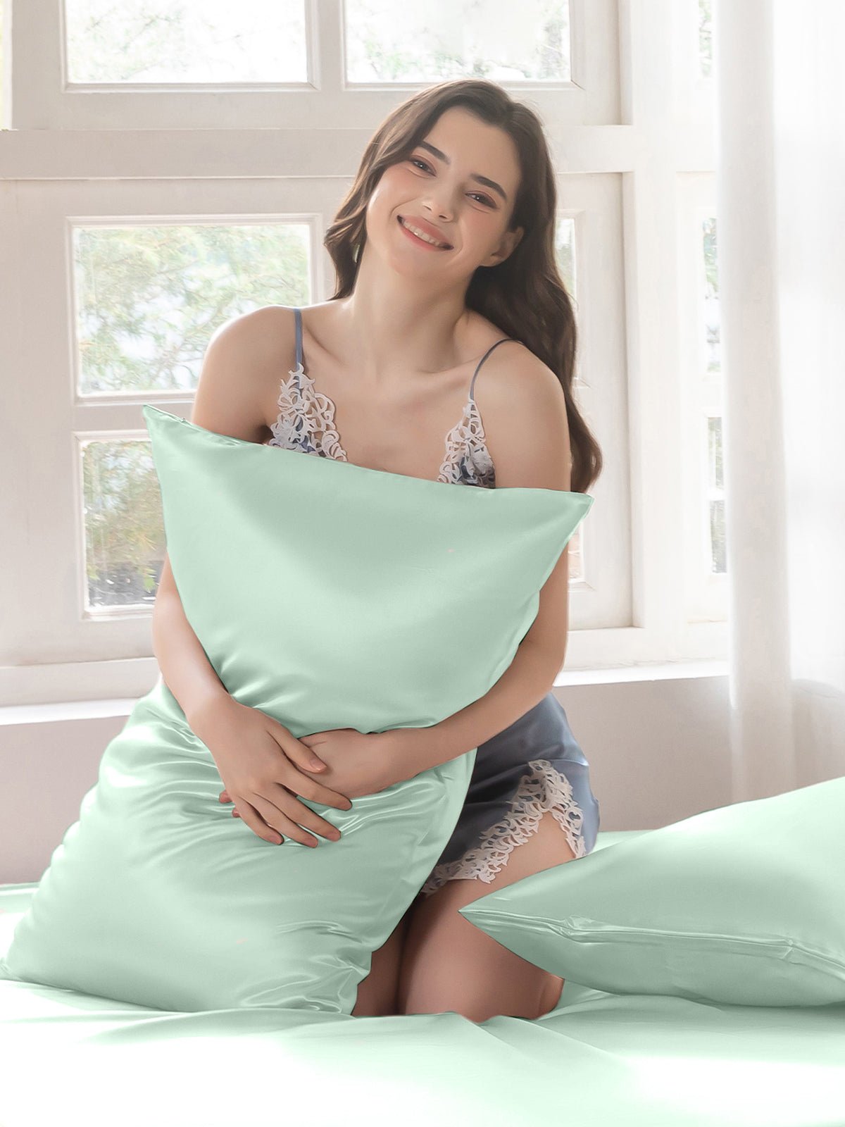Premium Silk Pillowcase with Hidden Zipper