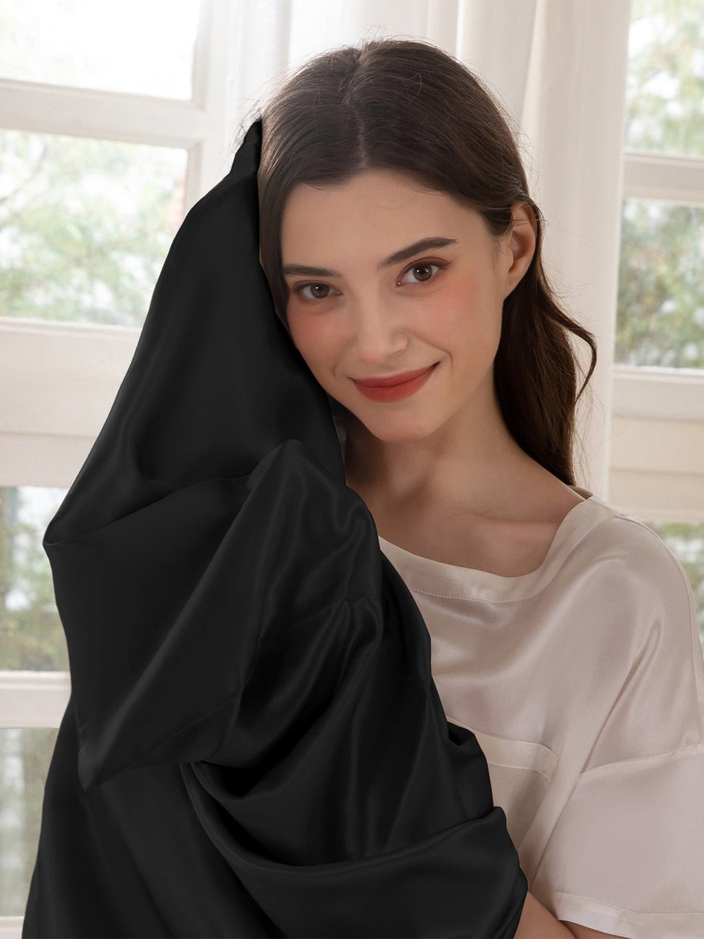 Premium Silk Pillowcase with Hidden Zipper