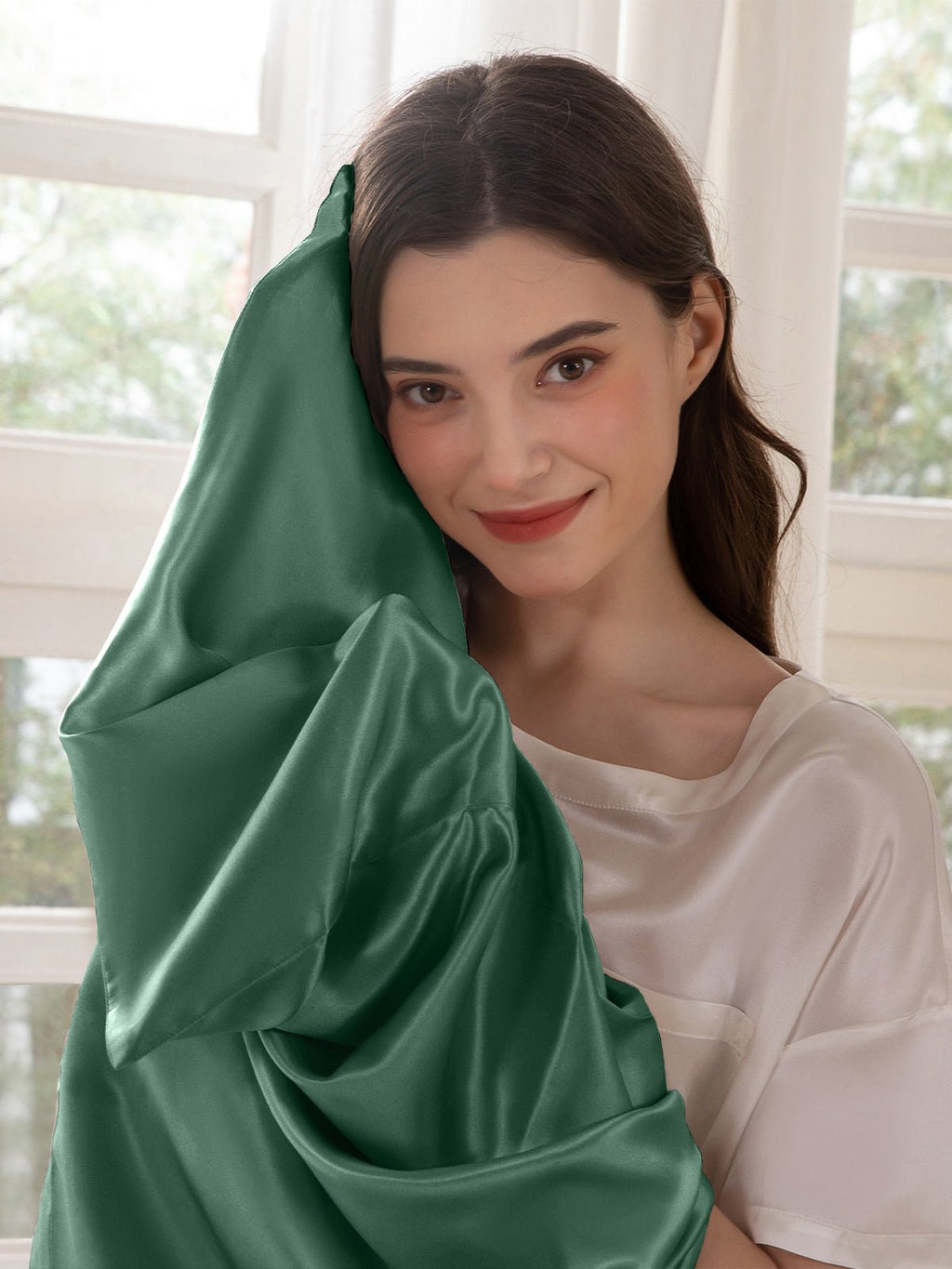 Premium Silk Pillowcase with Hidden Zipper