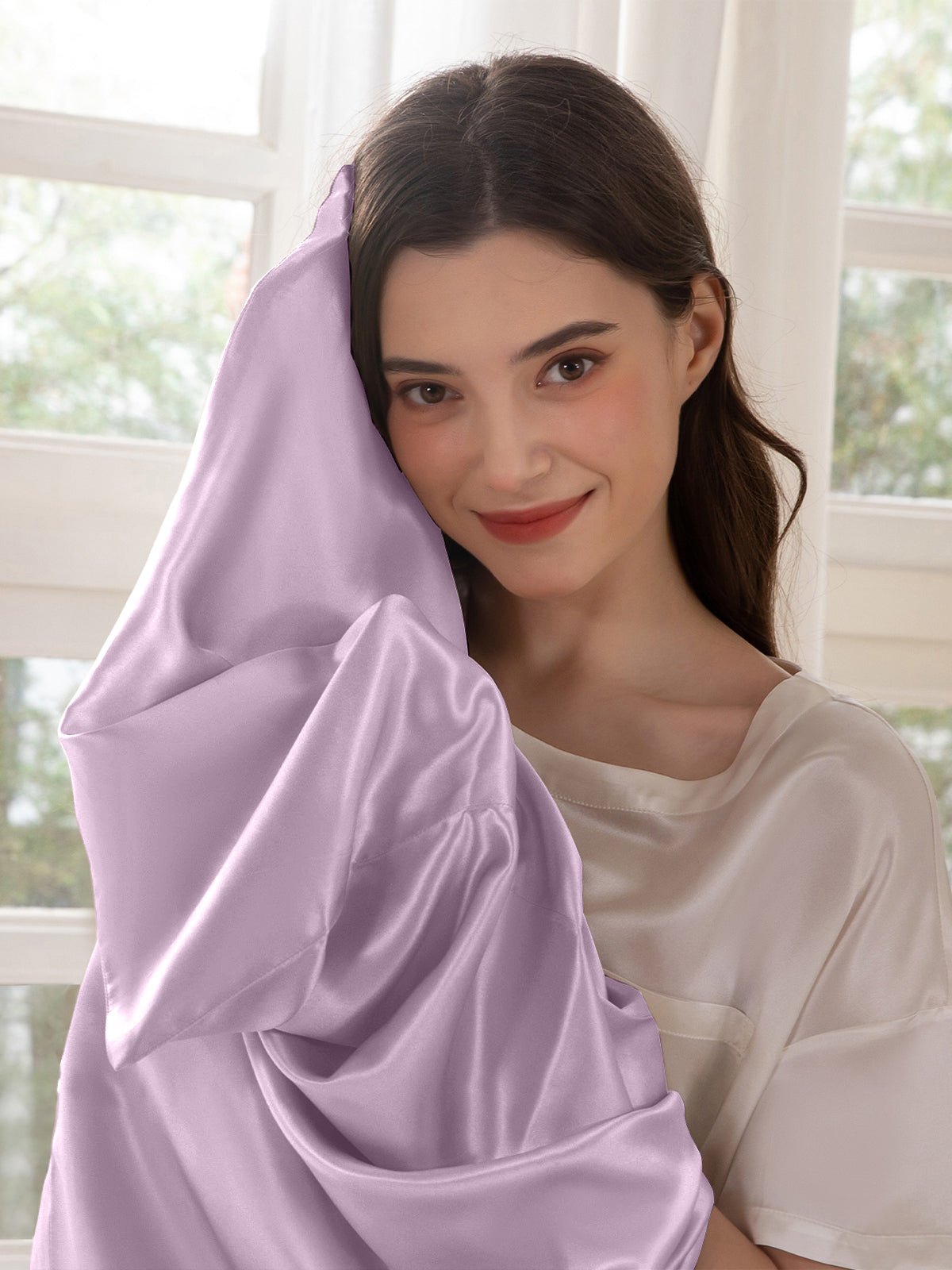 Premium Silk Pillowcase with Hidden Zipper