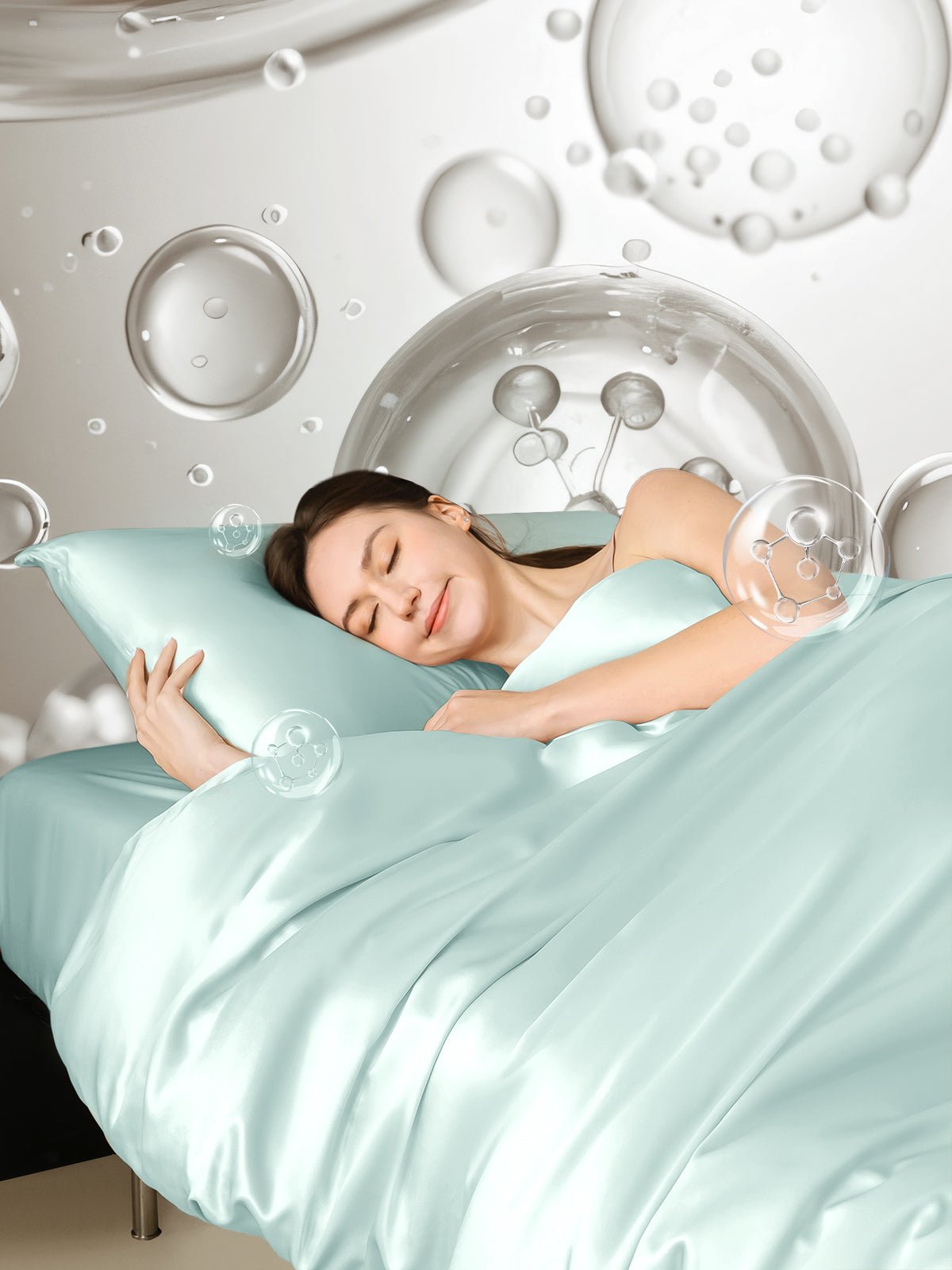 Hyaluronic Acid Premium Silk Pillowcase