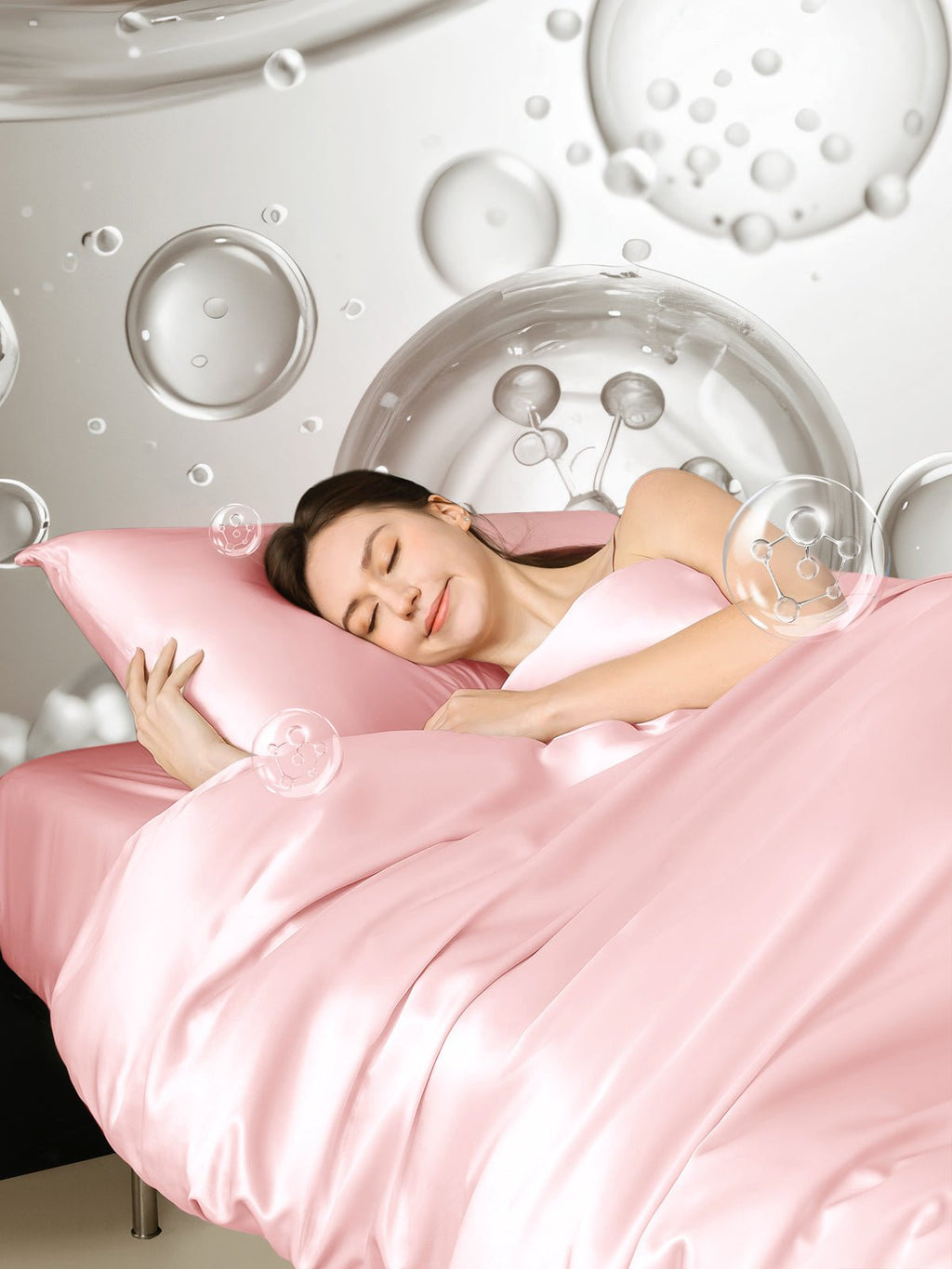 Hyaluronic Acid Premium Silk Pillowcase