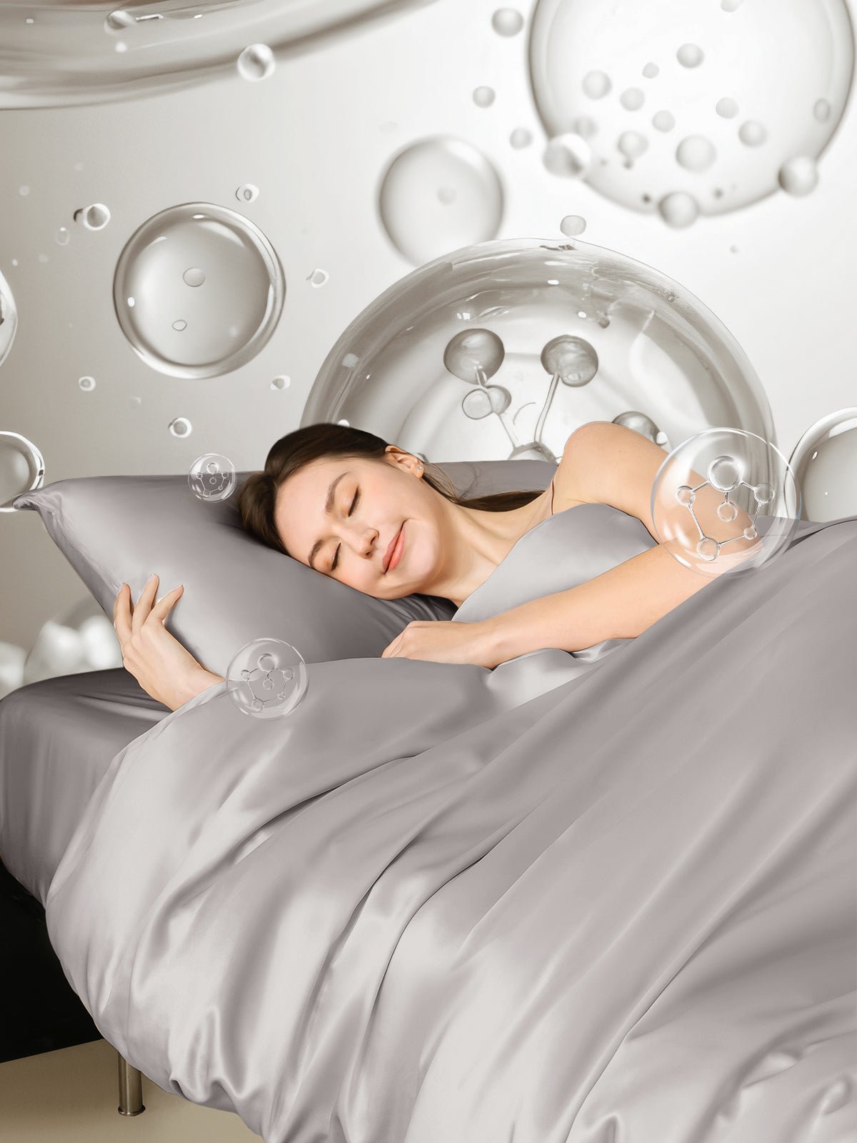 Hyaluronic Acid Premium Silk Pillowcase