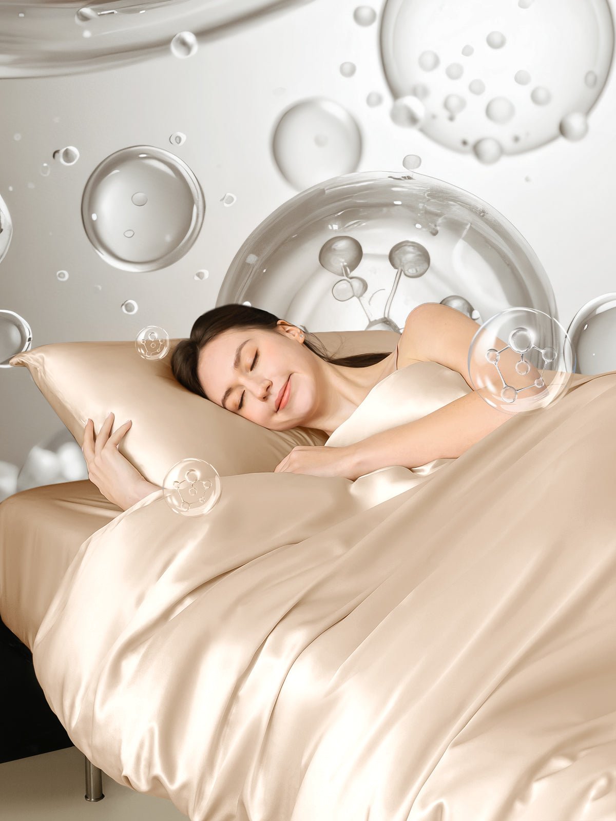 Hyaluronic Acid Premium Silk Pillowcase