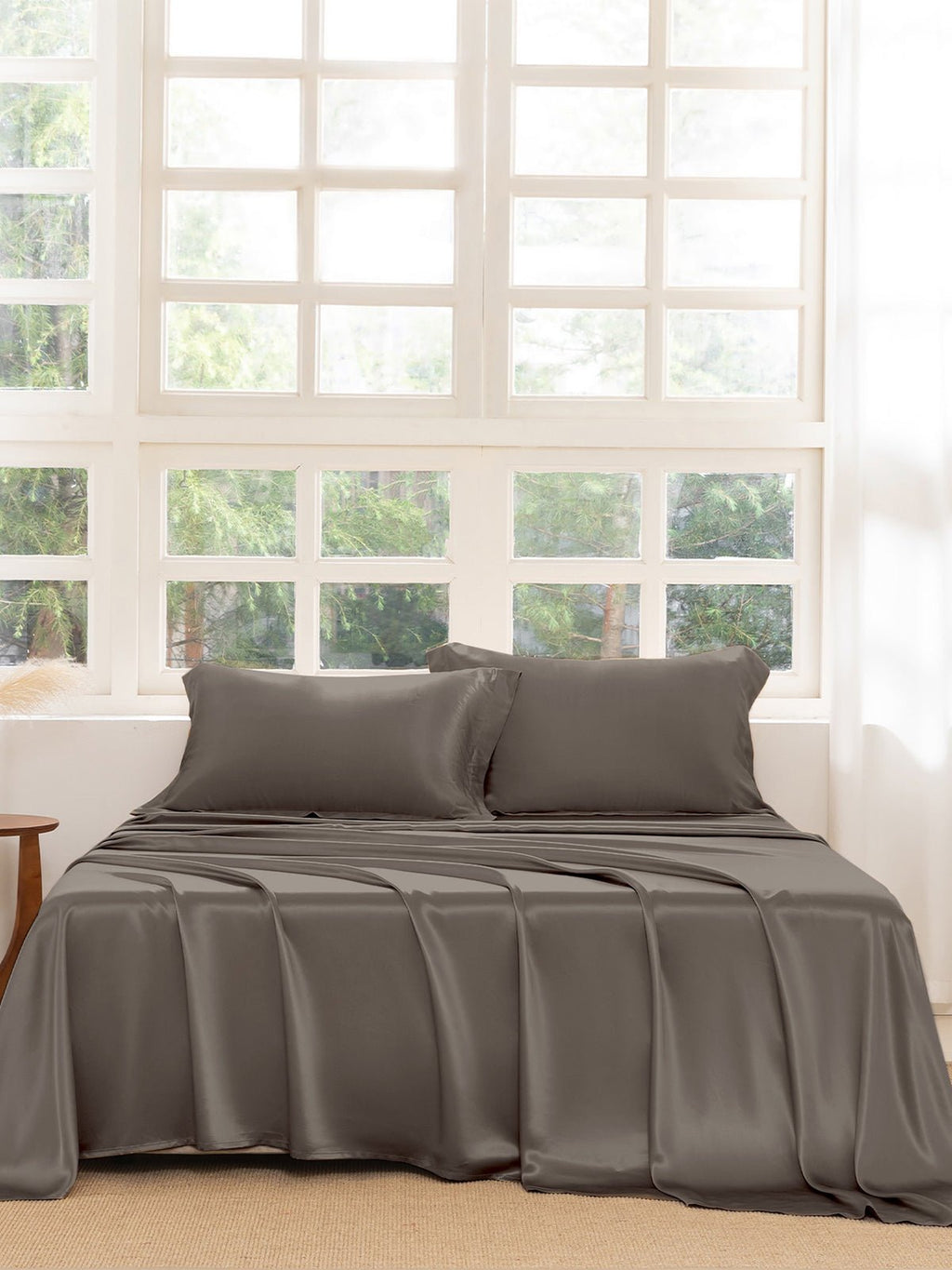 Premium Silk Sheet Set with Shams
