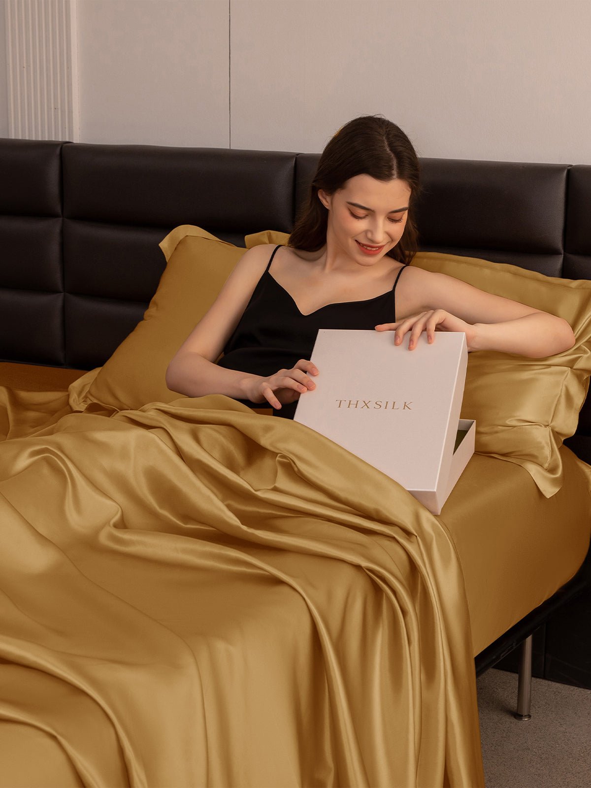 Premium Silk Sheet Set with Shams
