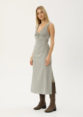 AFENDS Womens Izzy - Maxi Dress - Vice Alpine Check