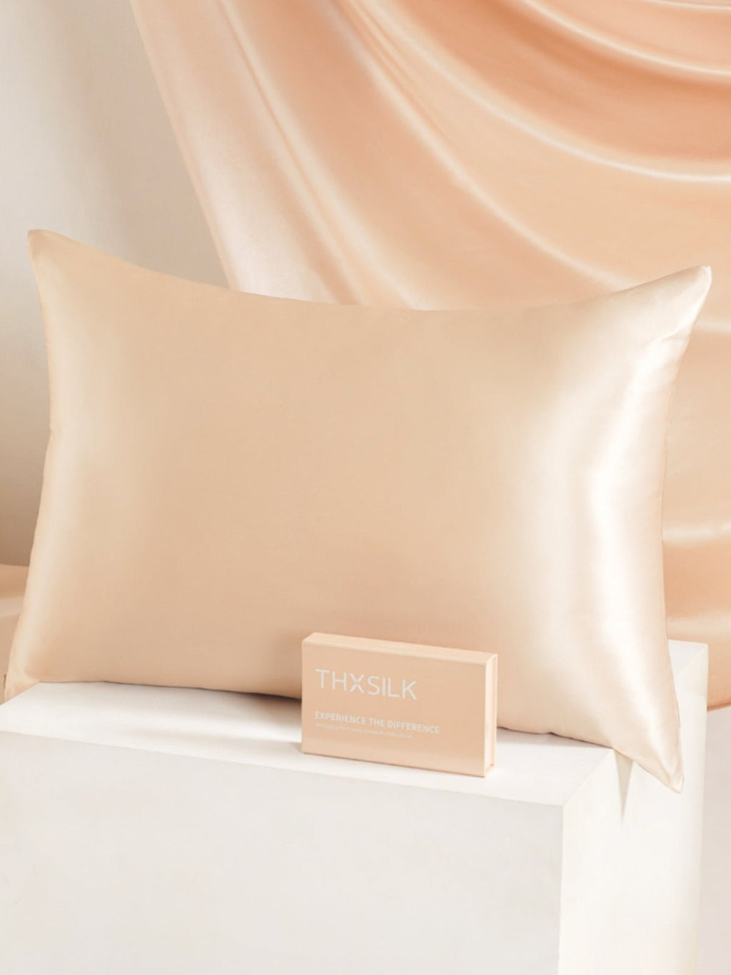Classic Silk Pillowcase with Hidden Zipper