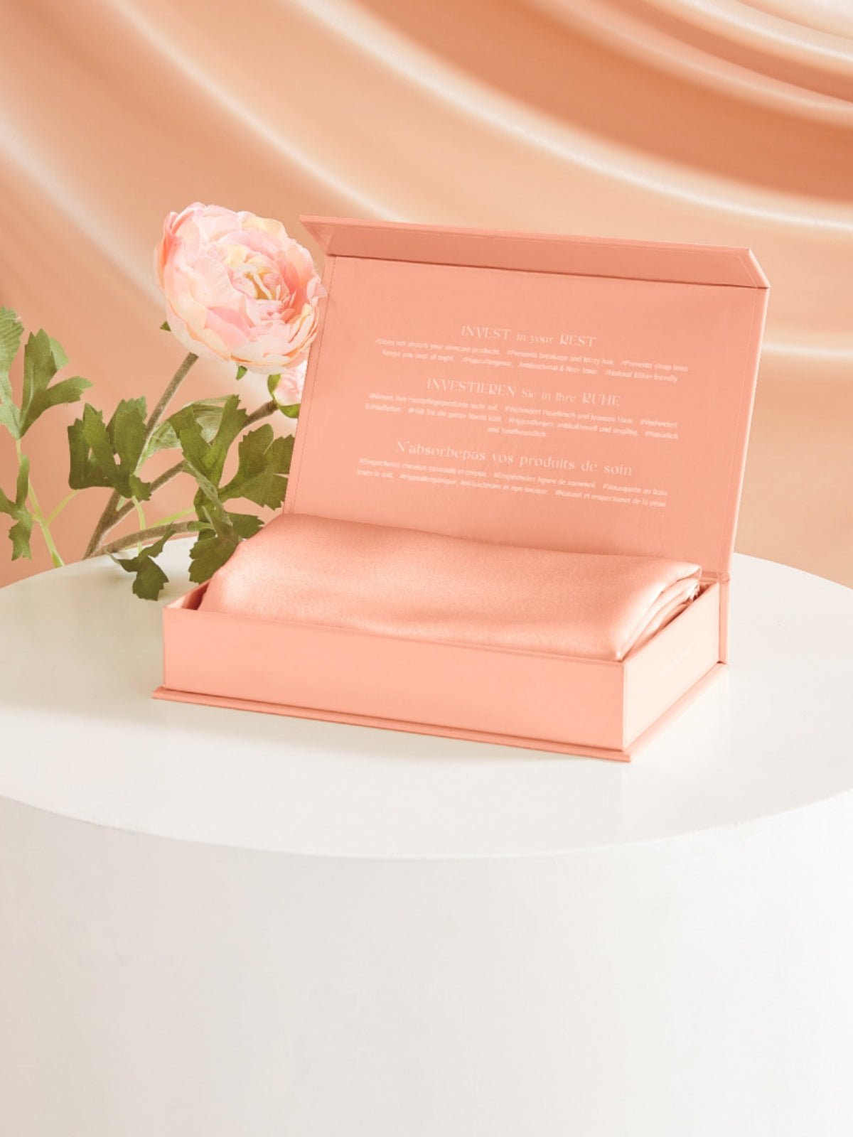 Classic Silk Pillowcase with Hidden Zipper