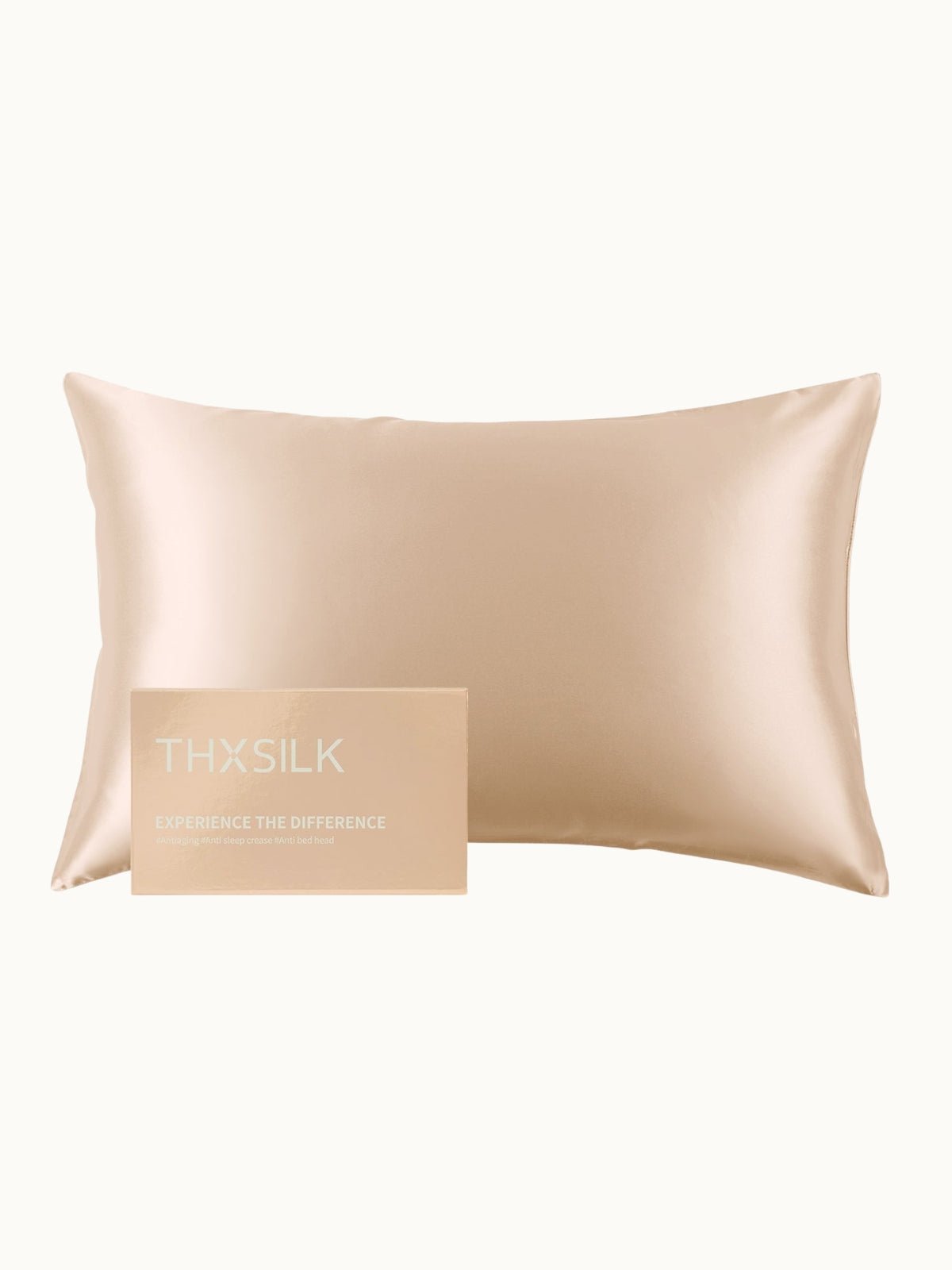 Classic Silk Pillowcase with Hidden Zipper