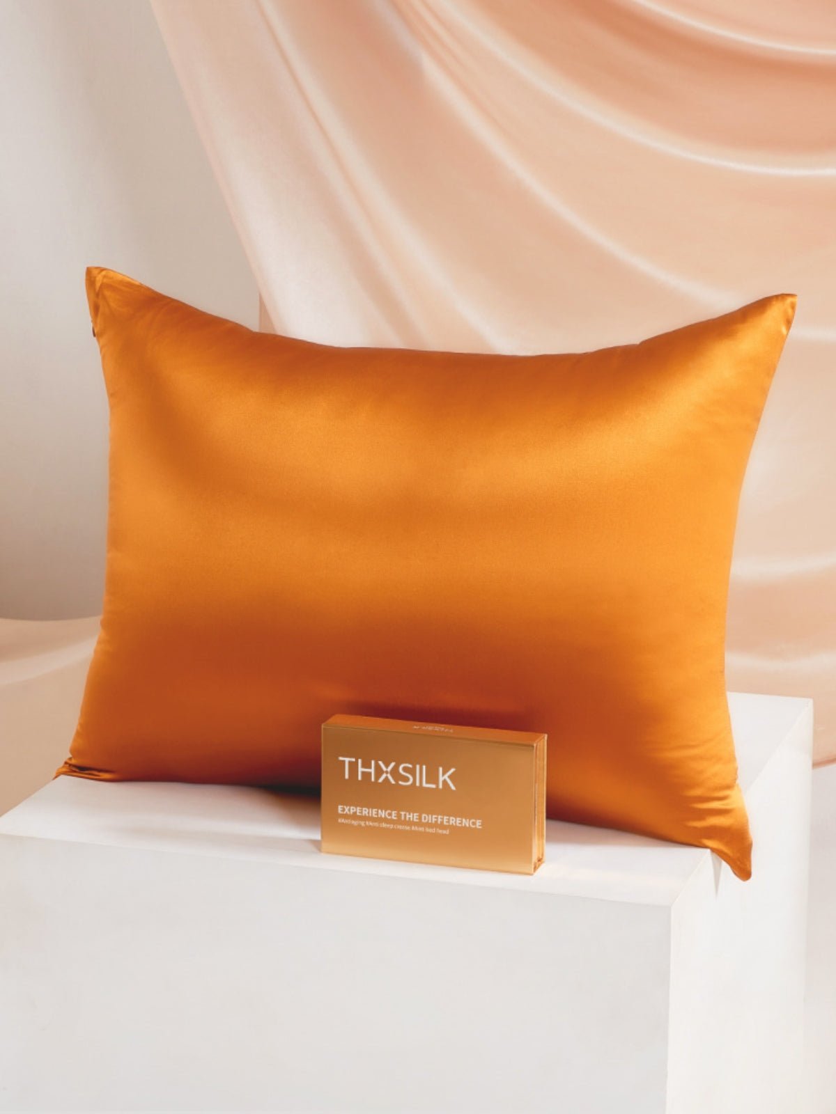 Classic Silk Pillowcase with Hidden Zipper