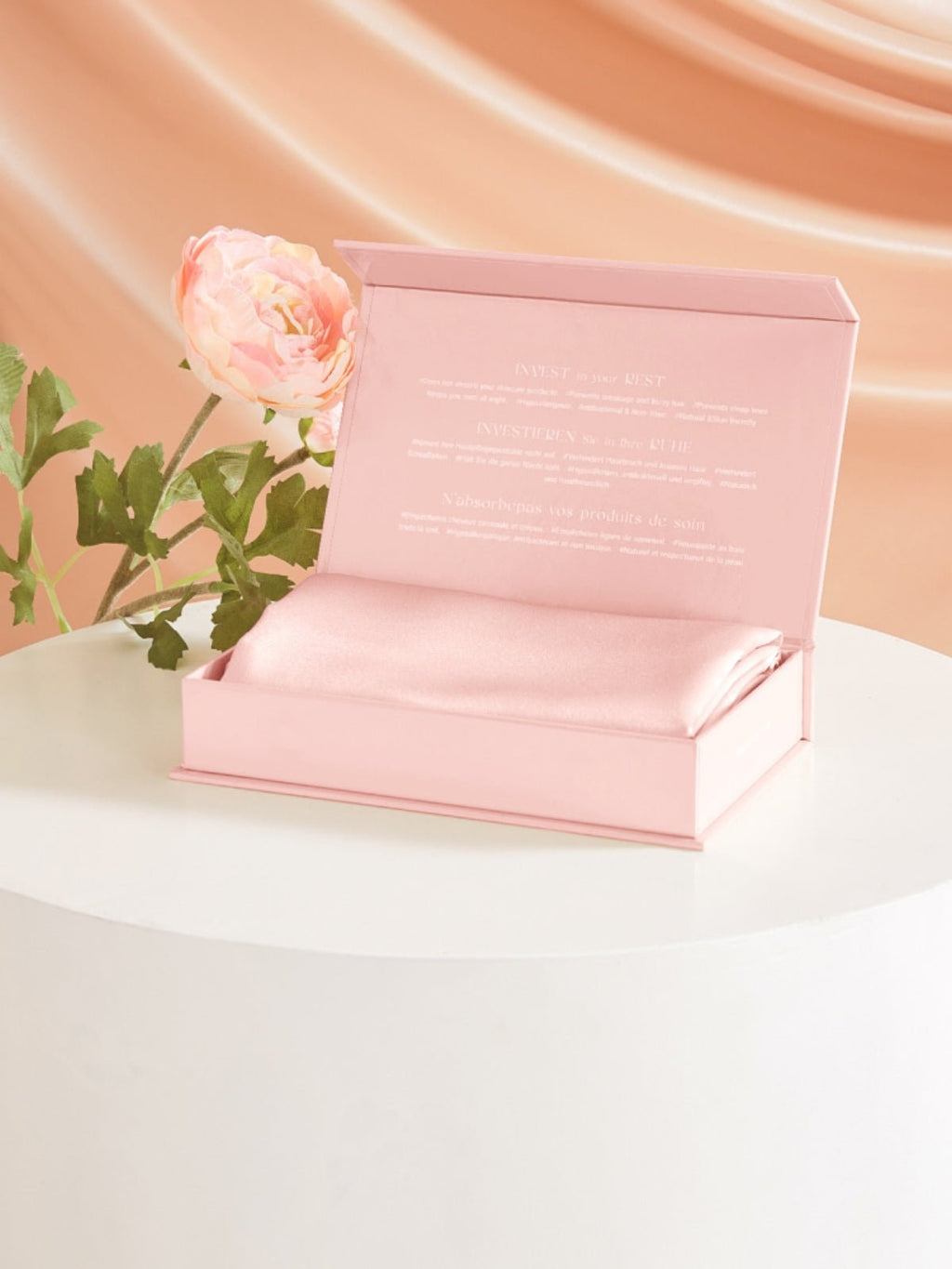 Classic Silk Pillowcase with Hidden Zipper