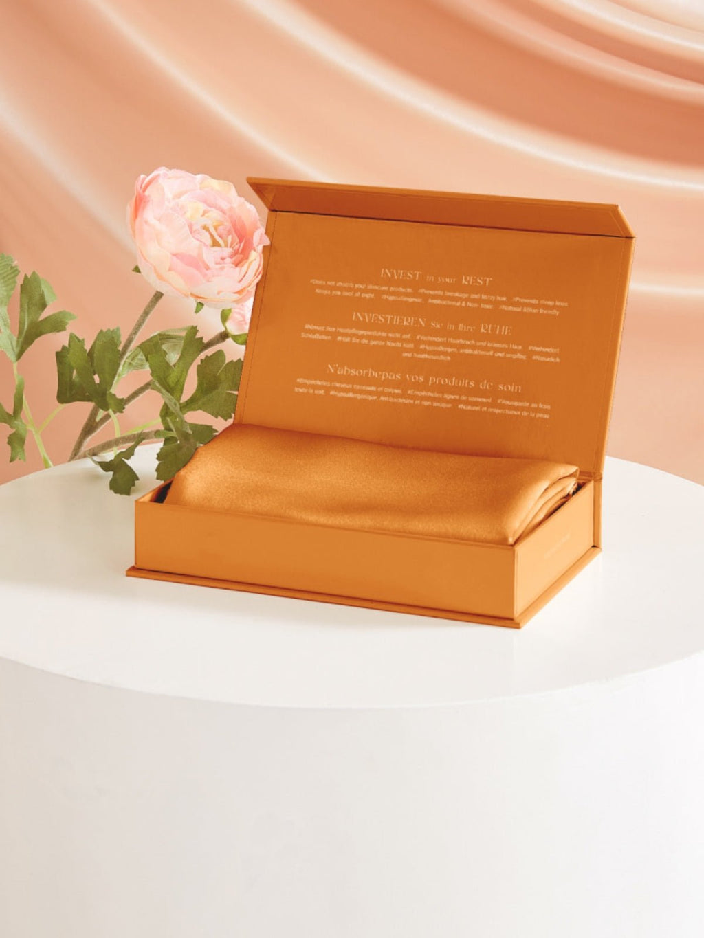 Classic Silk Pillowcase with Hidden Zipper