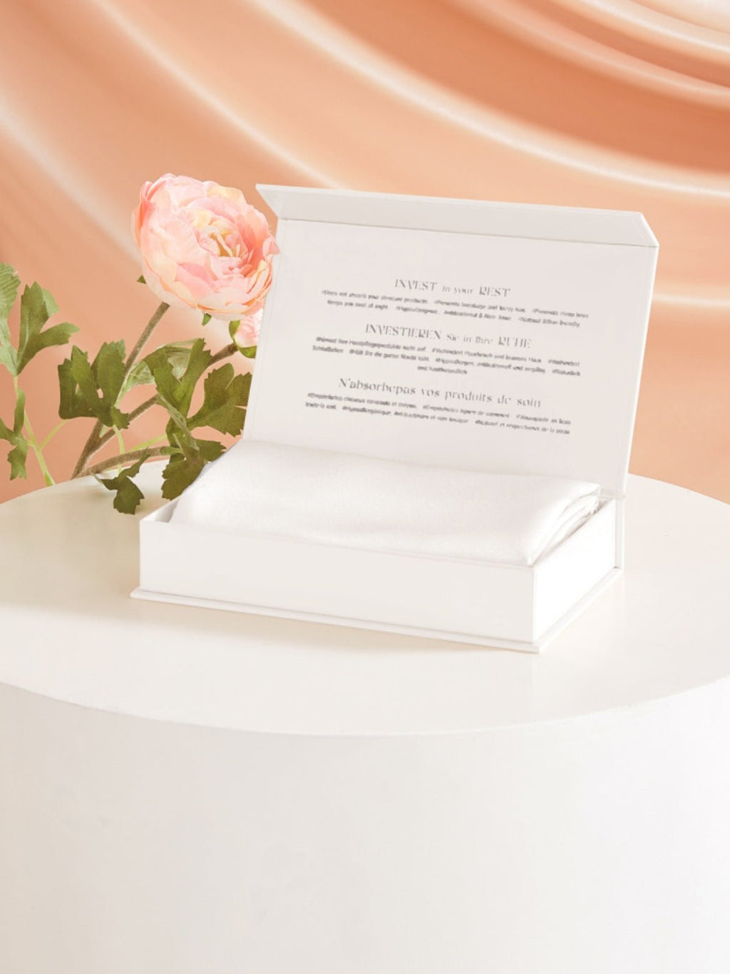 Classic Silk Pillowcase with Hidden Zipper