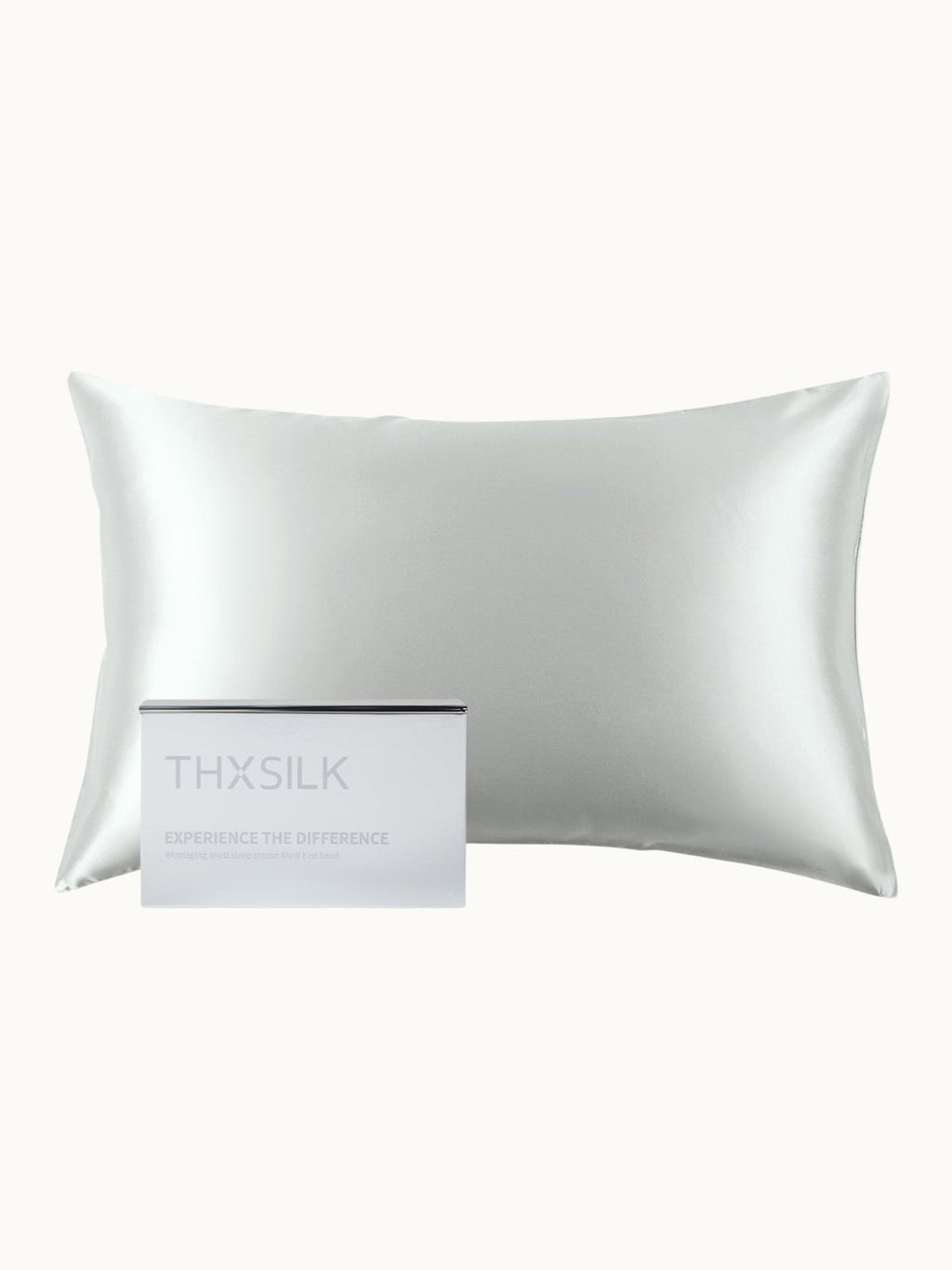 Classic Silk Pillowcase with Hidden Zipper