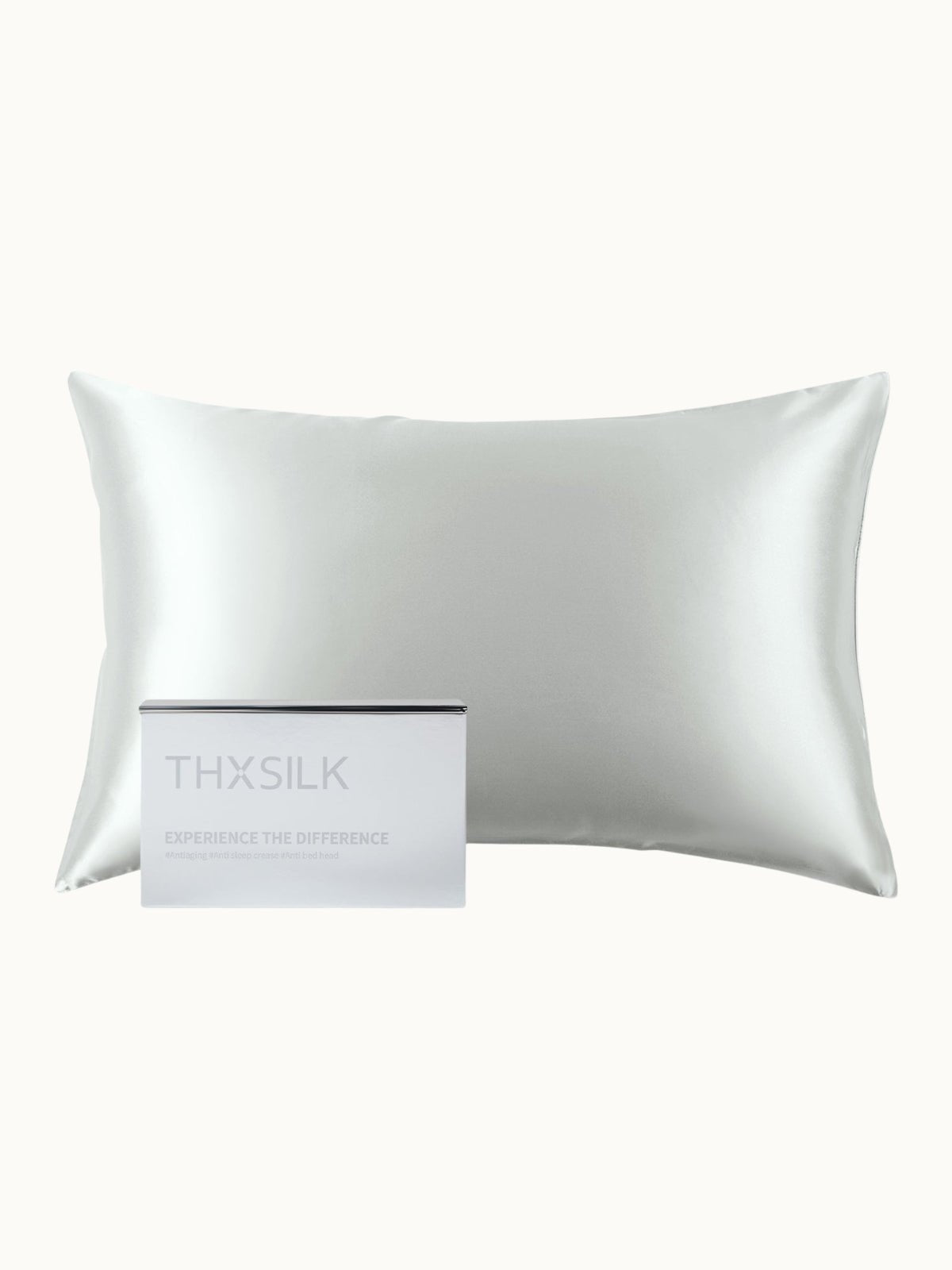 Classic Silk Pillowcase with Hidden Zipper