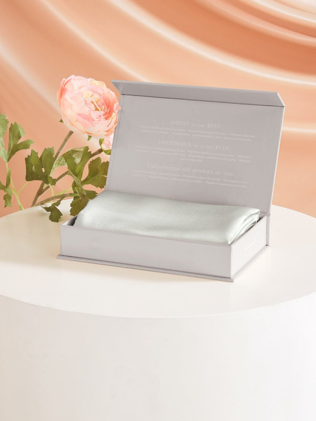 Classic Silk Pillowcase with Hidden Zipper