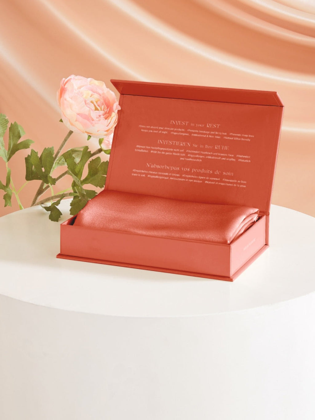 Classic Silk Pillowcase with Hidden Zipper