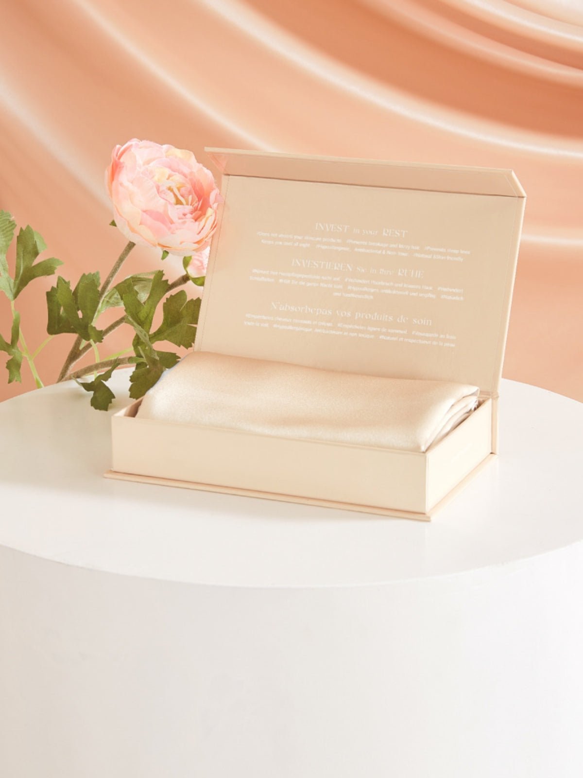 Classic Silk Pillowcase with Hidden Zipper
