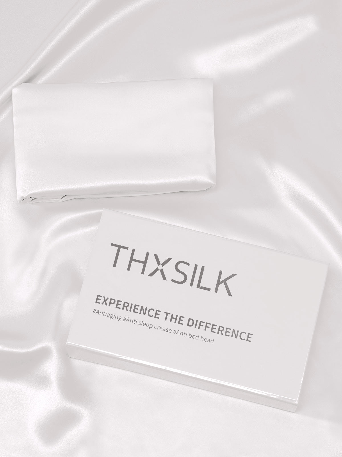 Classic Silk Pillowcase with Hidden Zipper