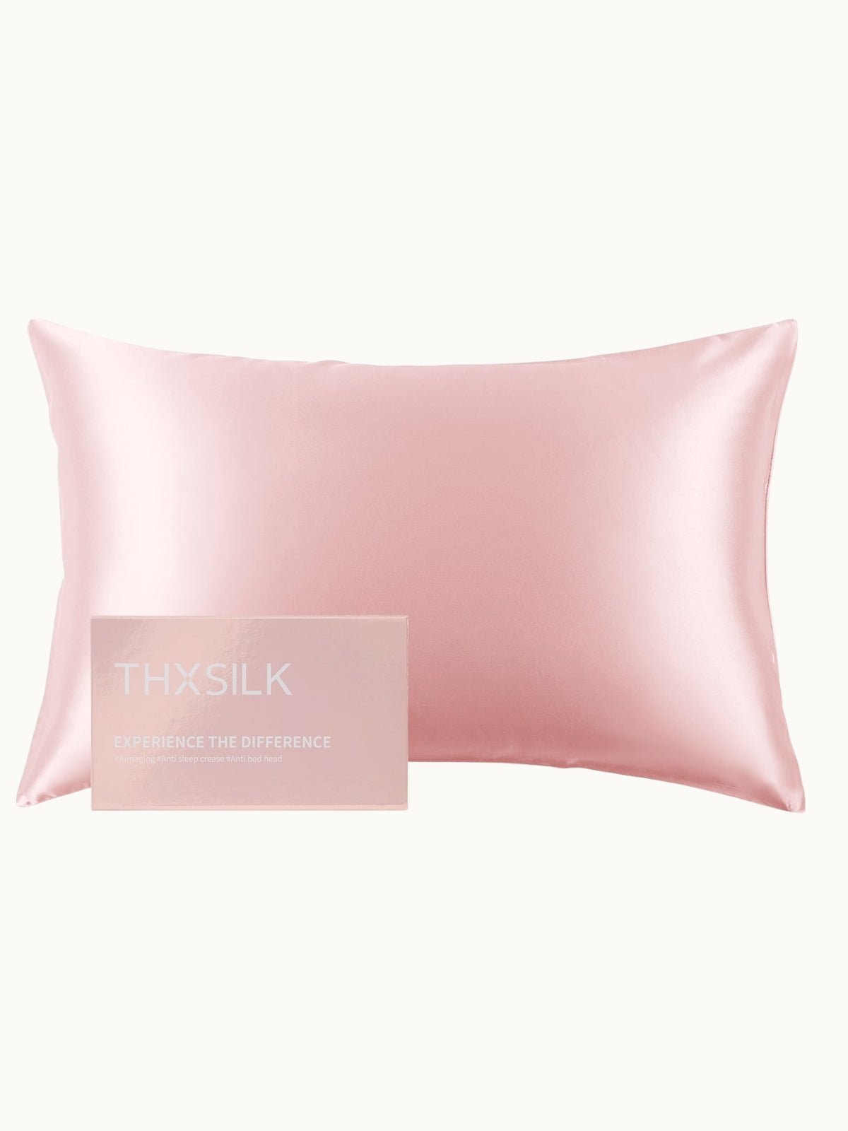 Classic Silk Pillowcase with Hidden Zipper