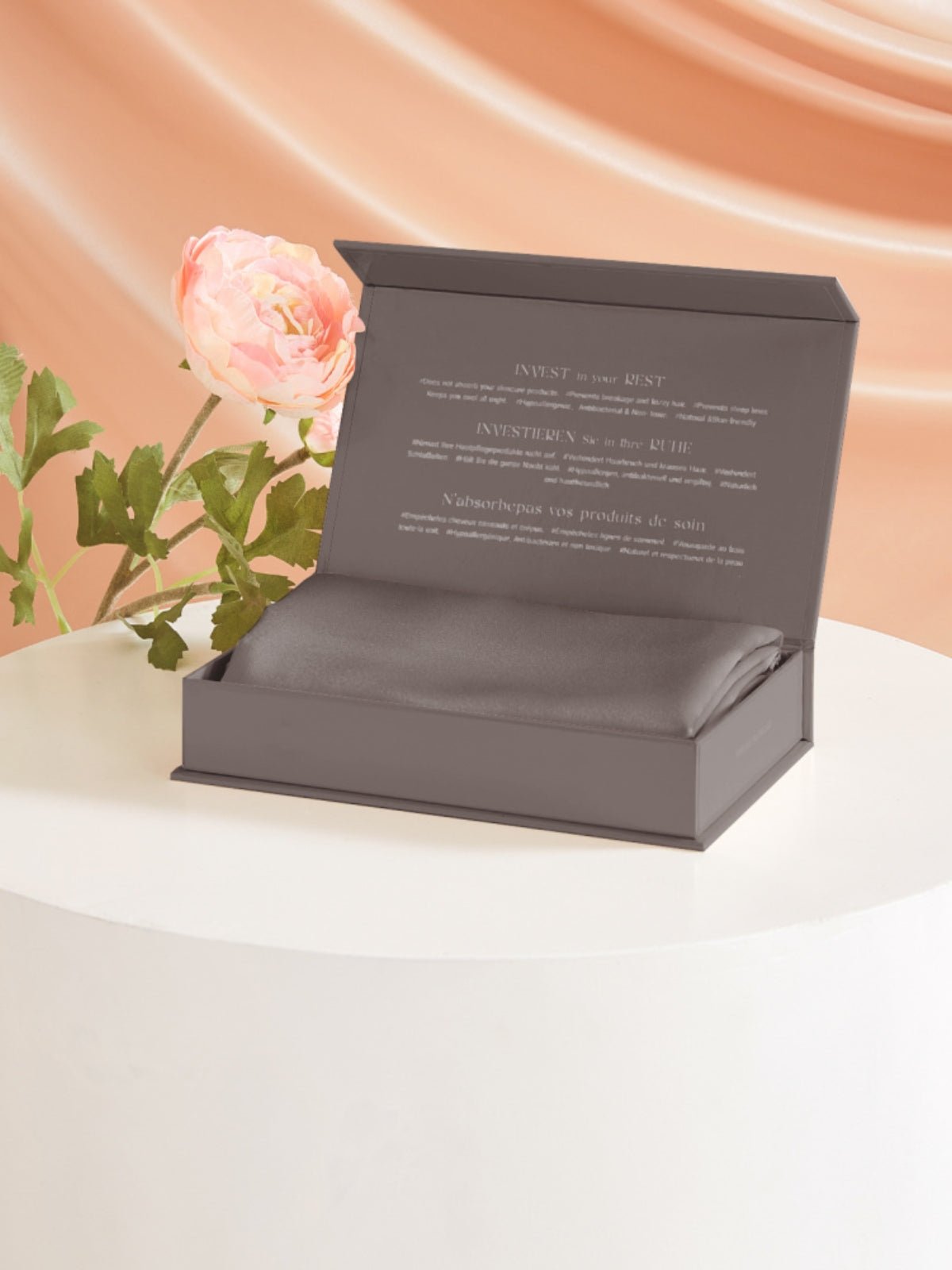 Classic Silk Pillowcase with Hidden Zipper