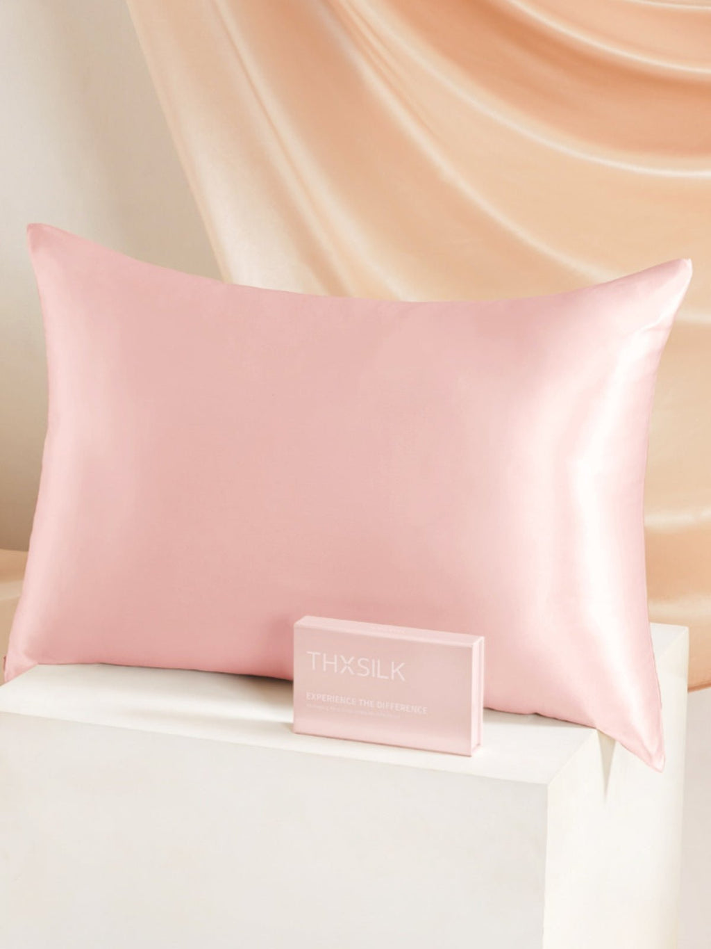 Classic Silk Pillowcase with Hidden Zipper