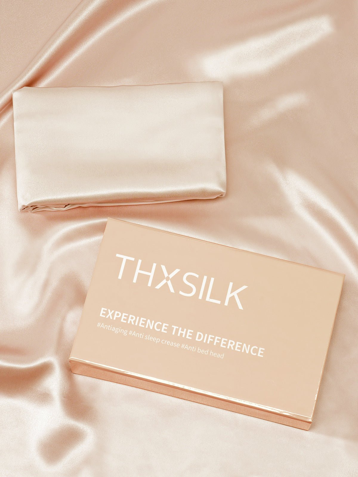 Classic Silk Pillowcase with Hidden Zipper