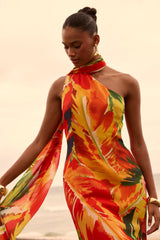 Hutch Feathered Kaftan
