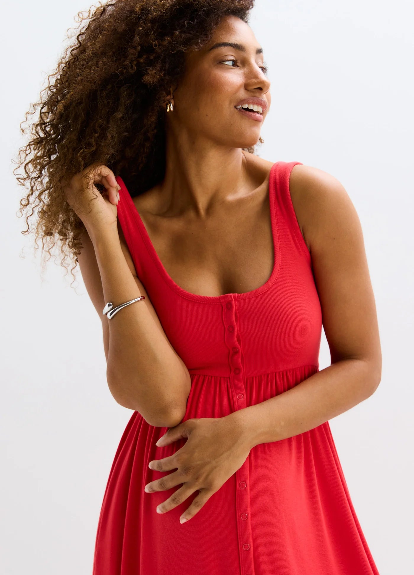 The Softest Rib Nursing Tank Dress