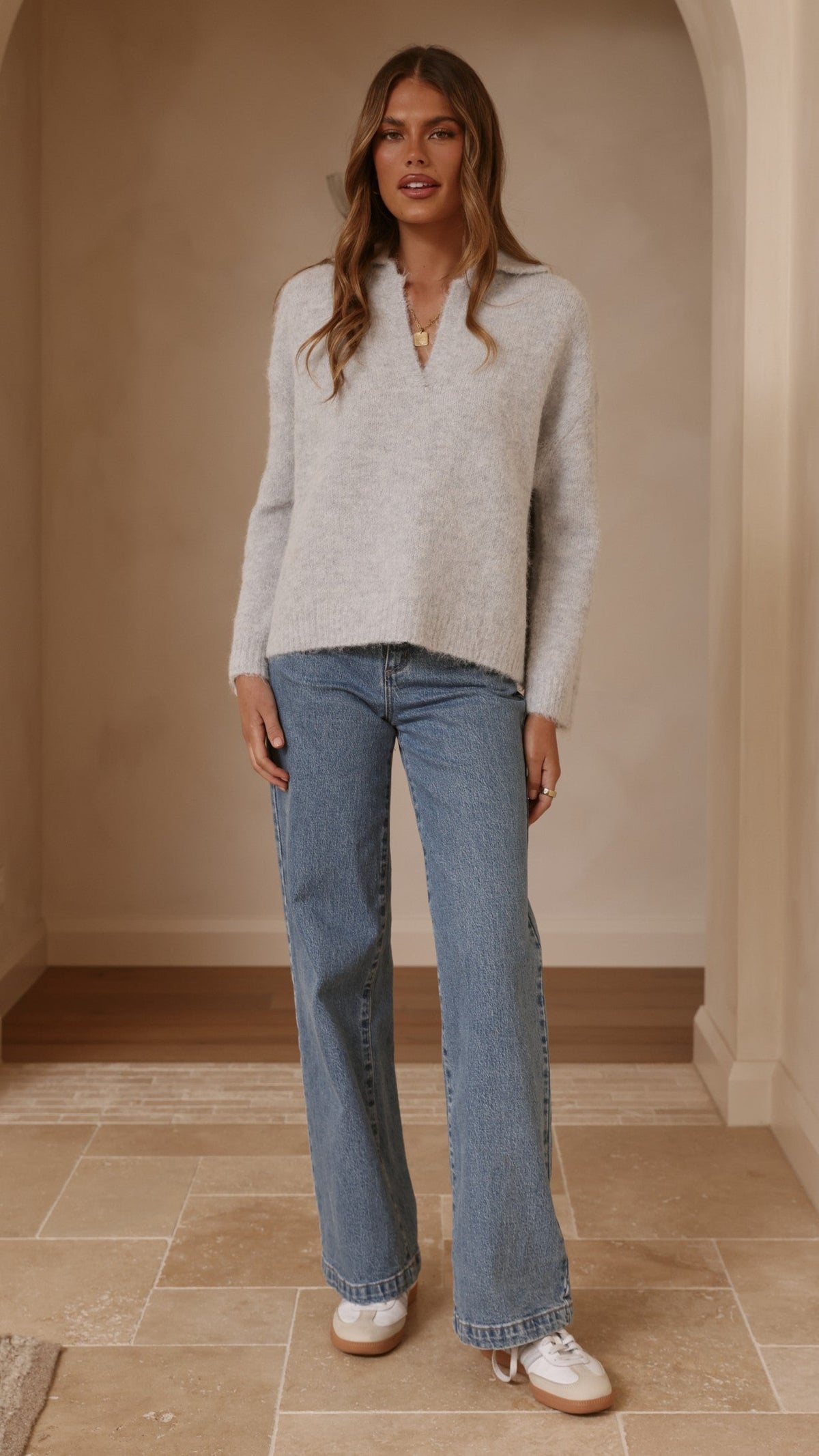 Kouvr Knit Sweater - Grey