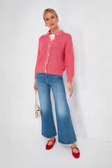Red Moire Ginger Mary Jane Flat