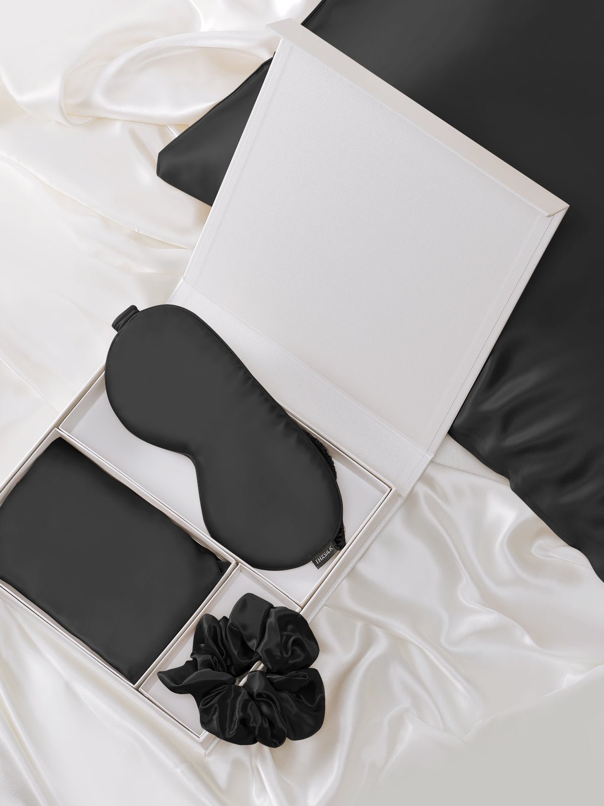 Luxury Silk Pillowcase Sleep Set