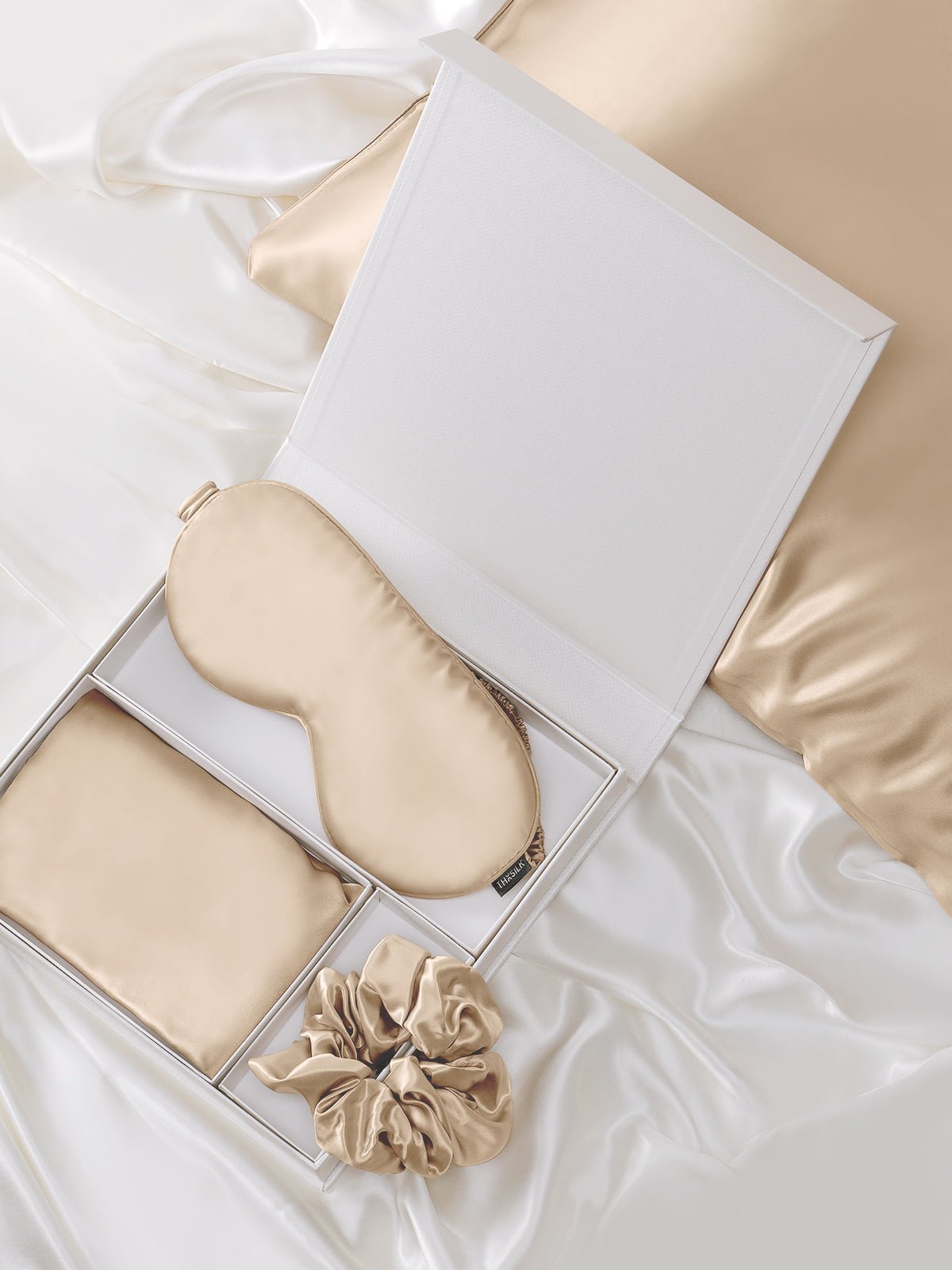 Luxury Silk Pillowcase Sleep Set