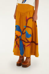 Brown Maxi Skirt